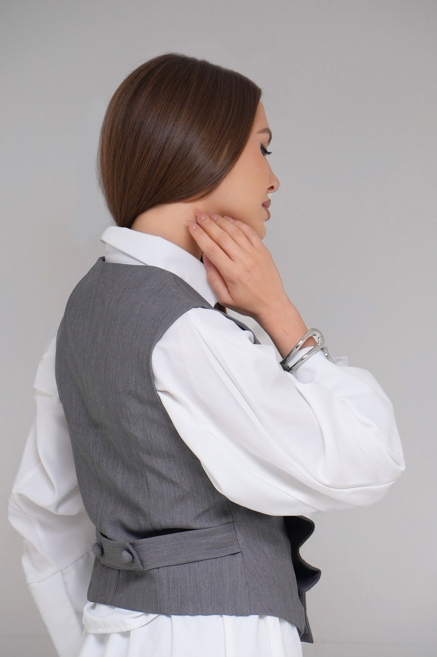 LA VESTE SIGNATURE GRISE