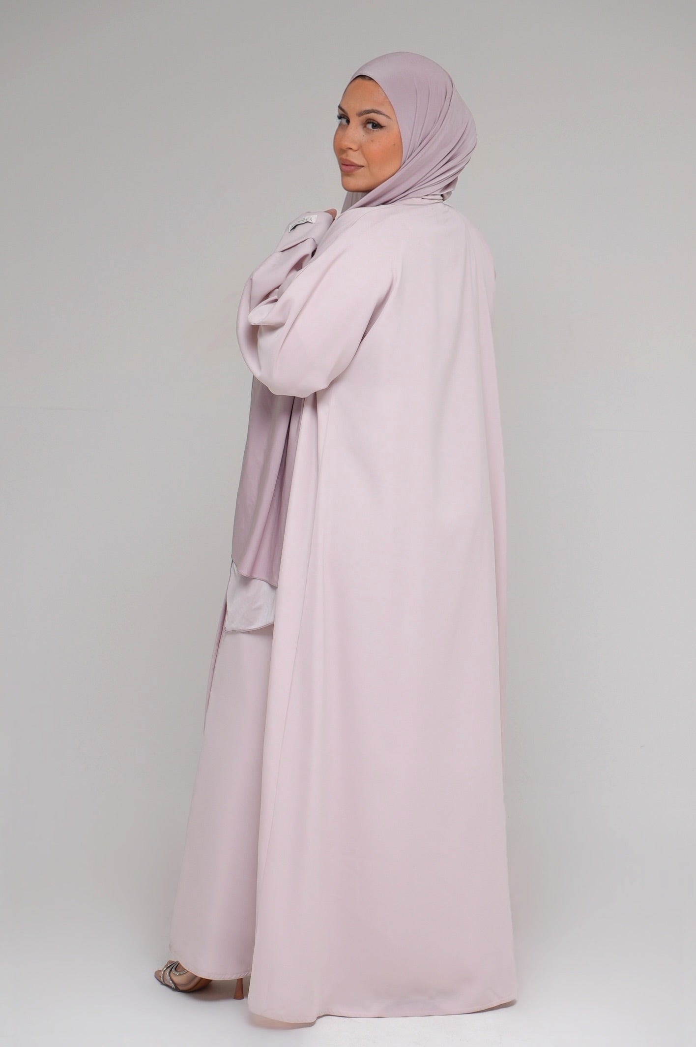 LE KIMONO DEUX PIÈCES LYA ROSE PALE