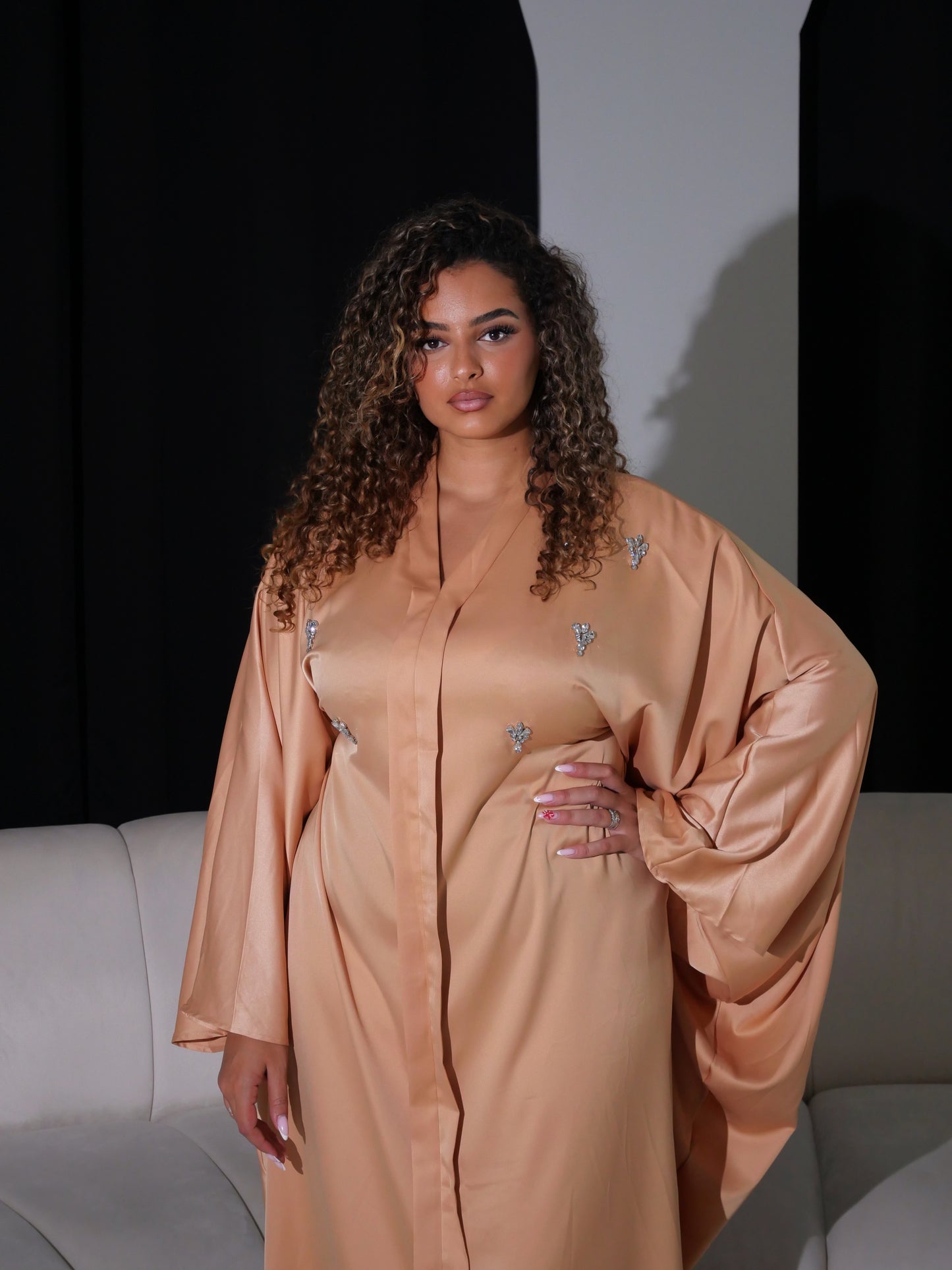La Abaya Corail papillon