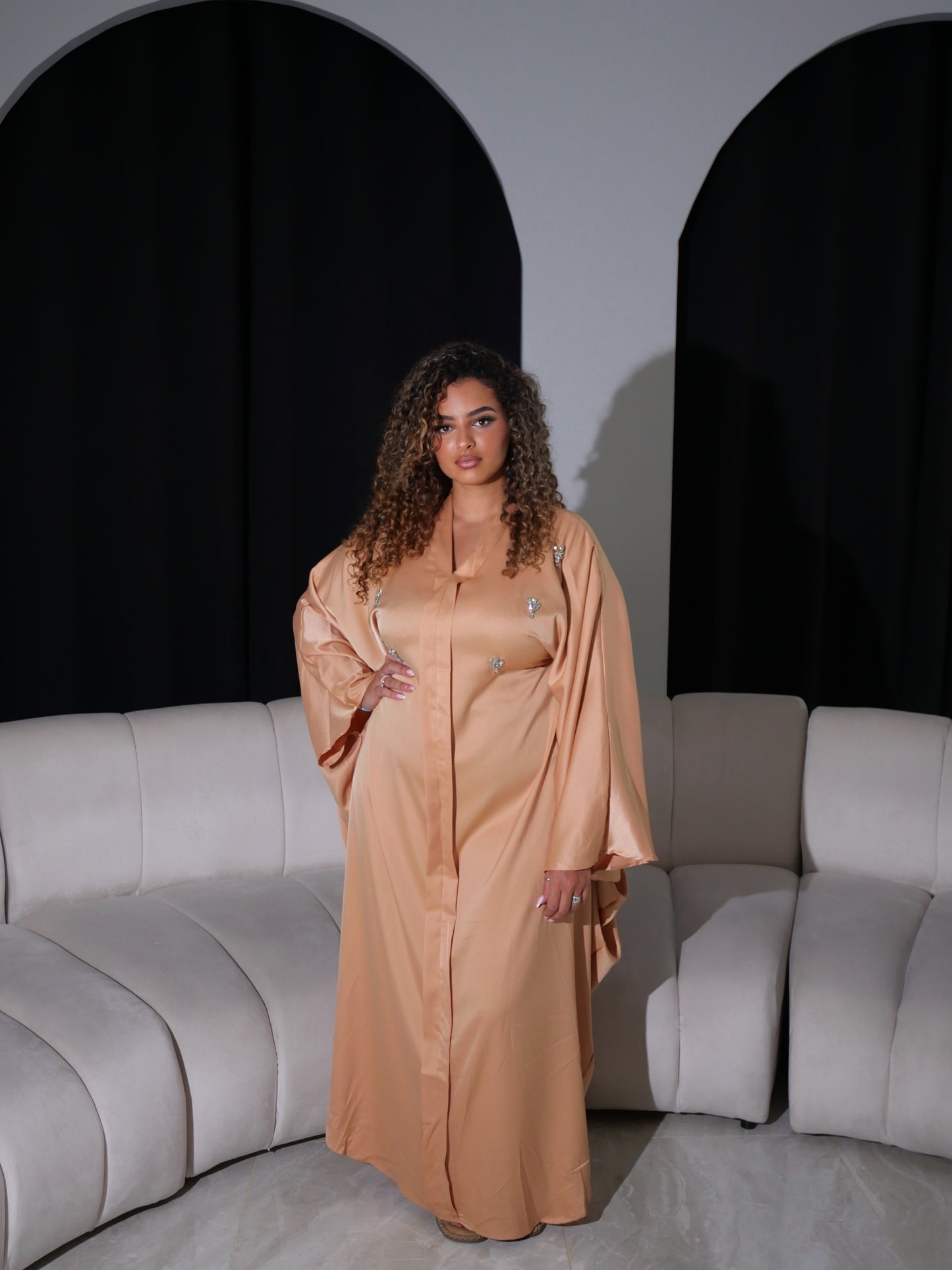 La Abaya Corail papillon