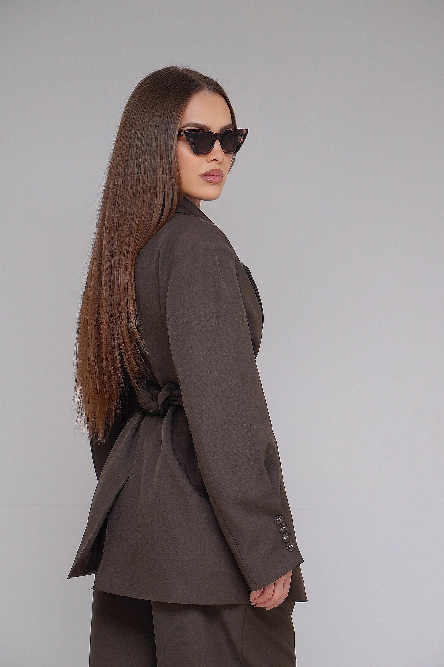 LE BLAZER ELYA MARRON