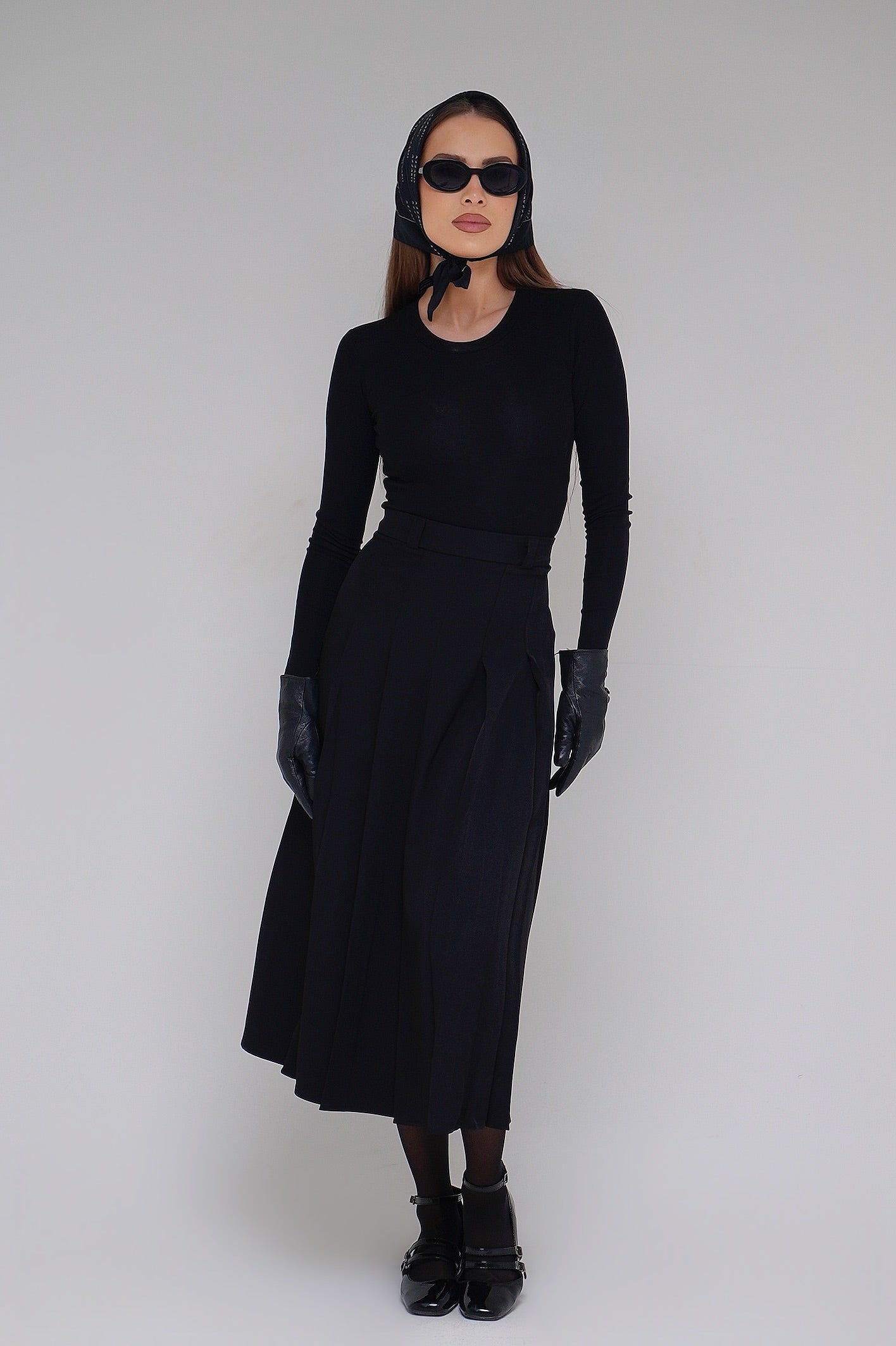 LA JUPE ÉCOLIÈRE NOIR