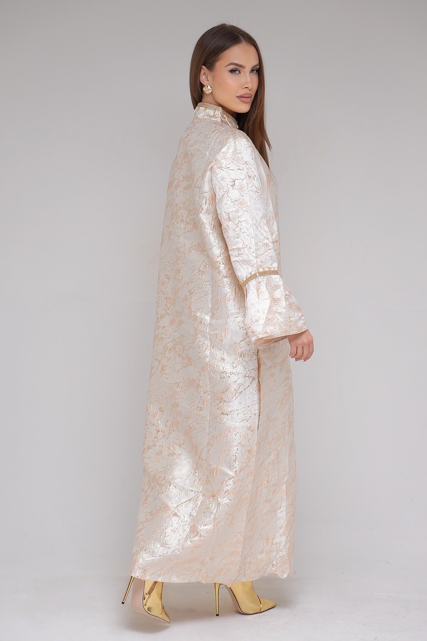 LA ABAYA BROCART ROSE