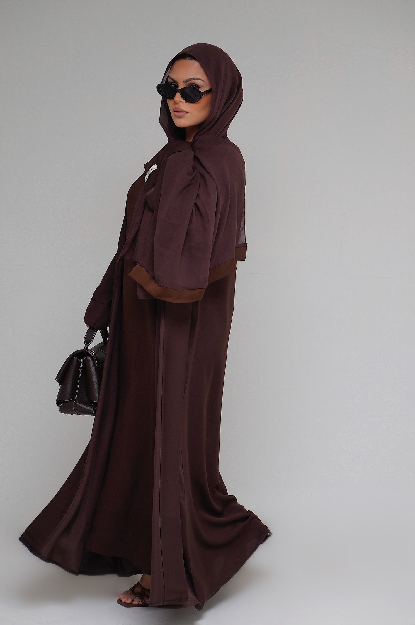 LE KIMONO DEUX PIÈCES LYA MARRON