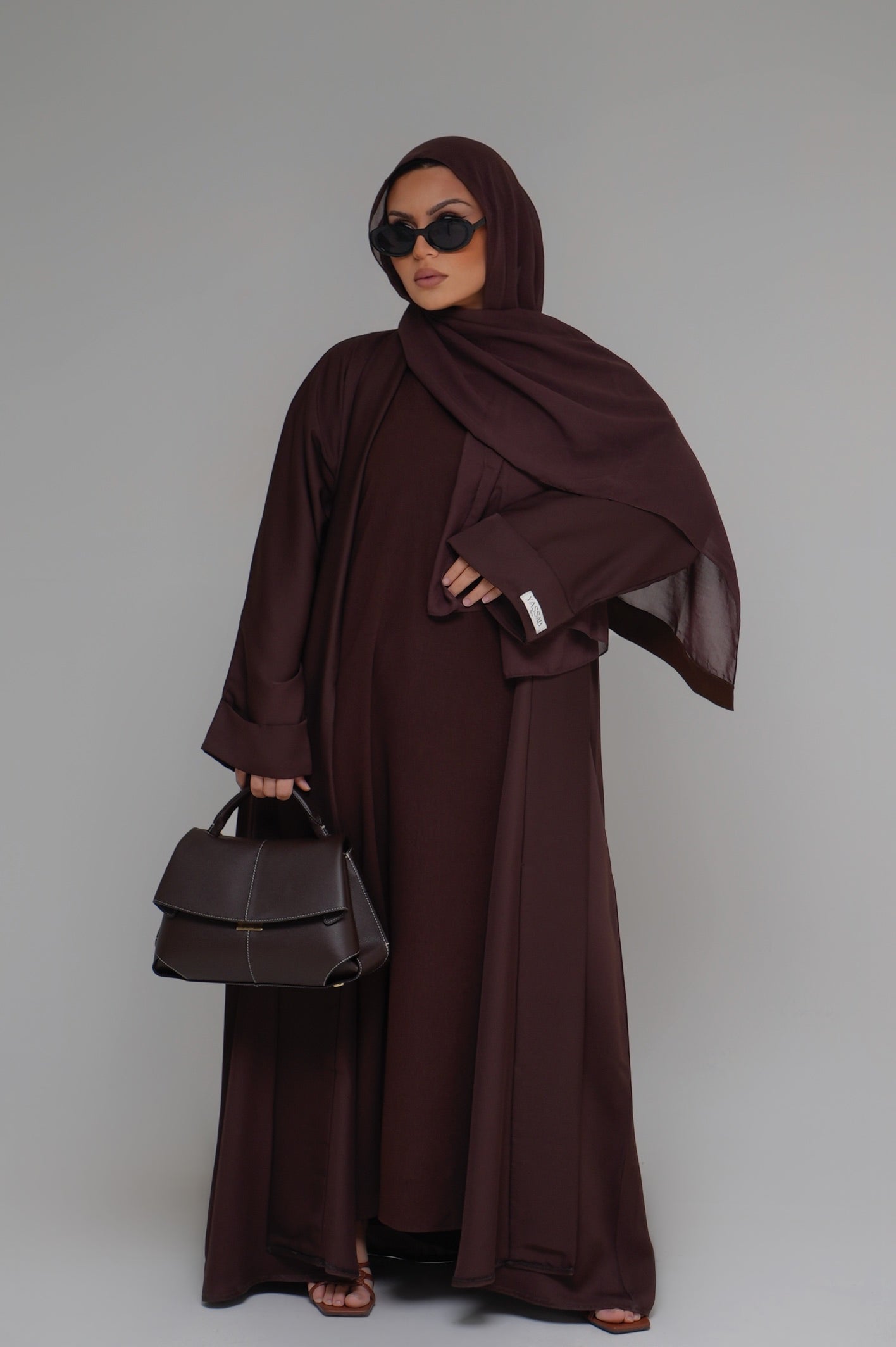 LE KIMONO DEUX PIÈCES LYA MARRON