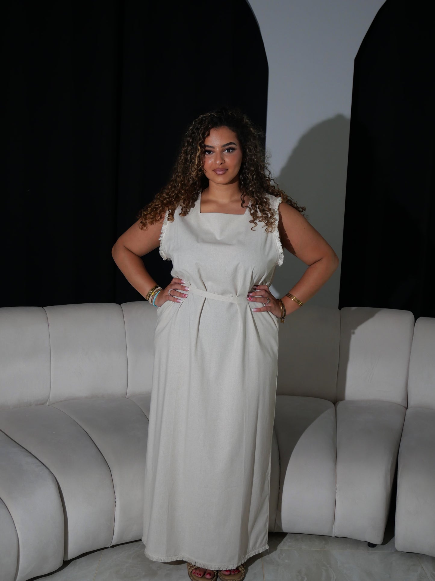 LA ROBE SAWSSENE BEIGE