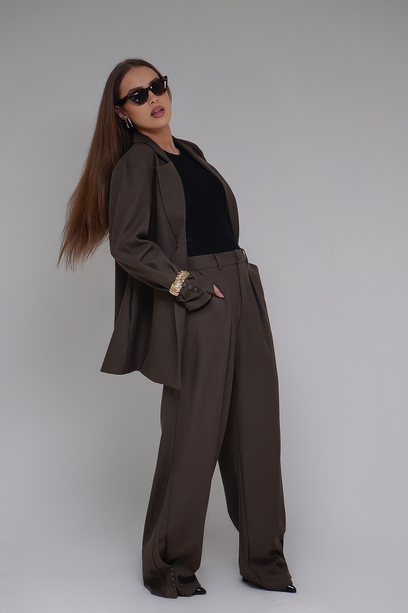 LE BLAZER ELYA MARRON