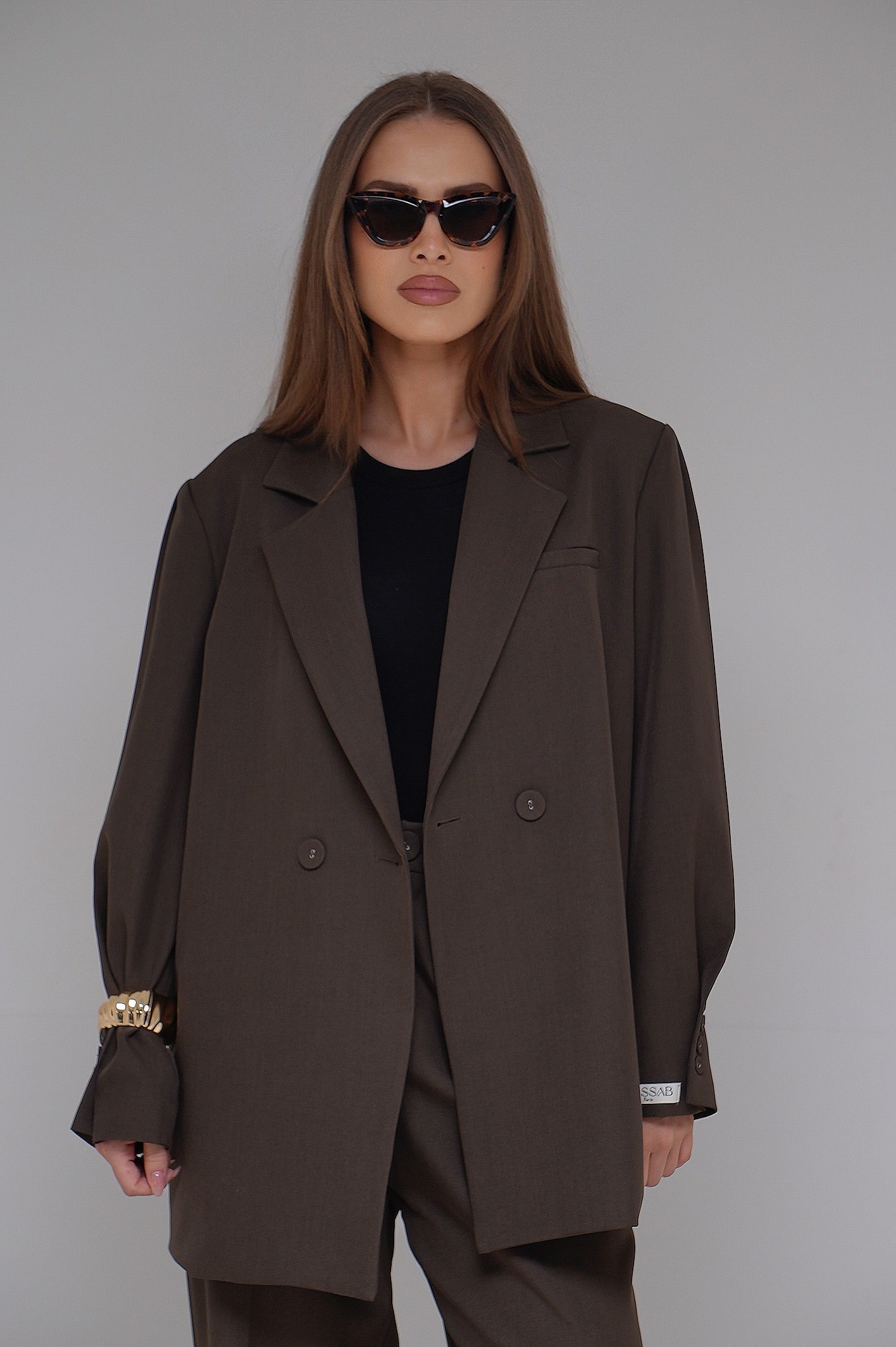 LE BLAZER ELYA MARRON